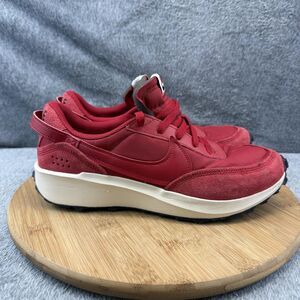 Nike Waffle Debut Shoes Womens Size 10 Red Mesh Running Sneakers DH9523-601
